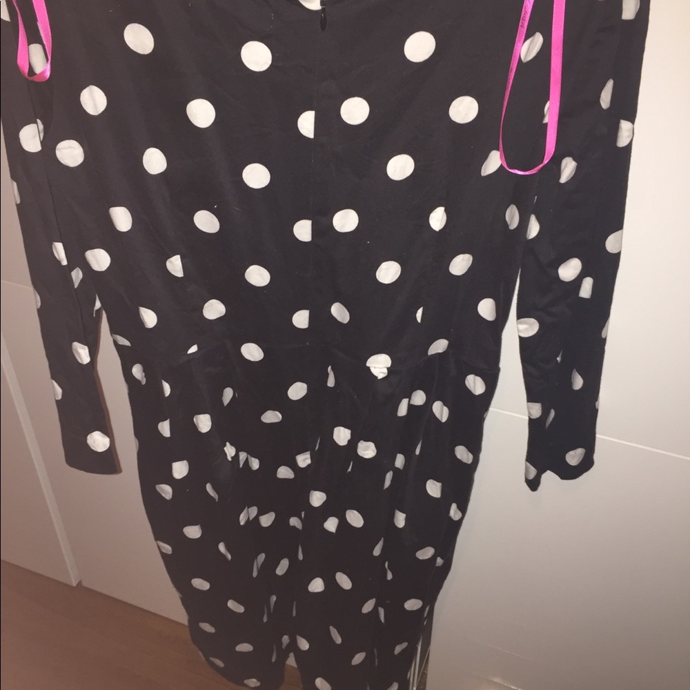 Betsy Johnson polka dot dress.